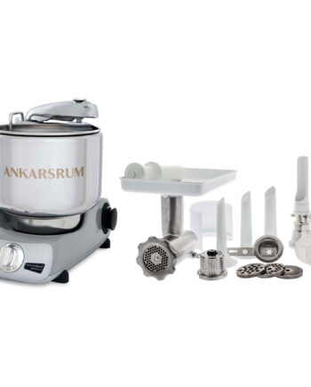Assistent Akm 6230 Røremaskine   Komplet Kødhakker  Sølv