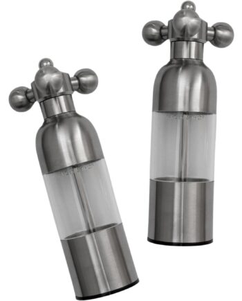 Axia Salt  Og Peberkværn  Børstet Stål