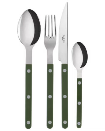 Bistrot Solid Bestik Sæt 16 Dele  Grøn