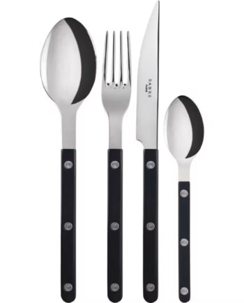 Bistrot Solid Bestik Sæt 16 Dele  Sort