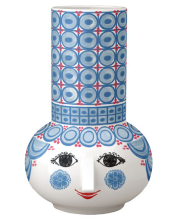 Bjørn Wiinblad Olga Lysestage 14 Cm  Lysblå