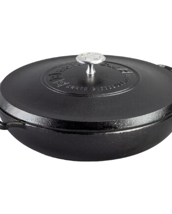 Blacklock Braiseringspande Med Låg  30 Cm  Støbejern