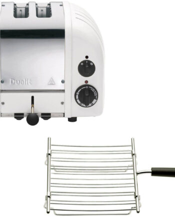 Brødrister Classic 2 Skiver Med Grillfunktion  Hvid