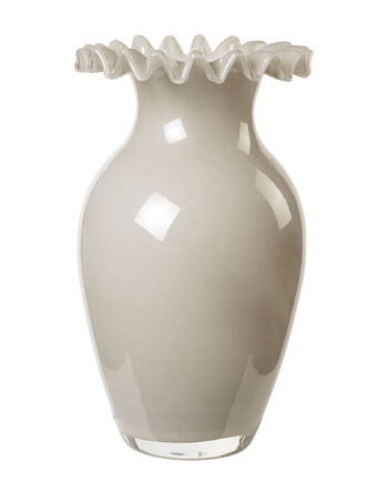 Broste Jasmin Vase  Taupe Warm Grey
