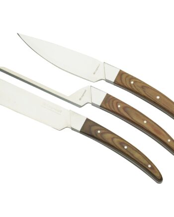 Caseus Ck40b Osteknivsæt  Lyst Træ  3 Stk