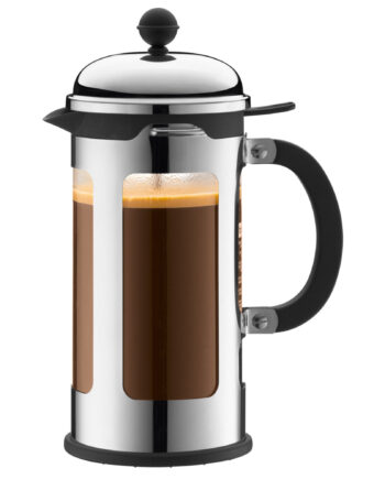 Chambord Stempelkande  8 Kopper  Krom