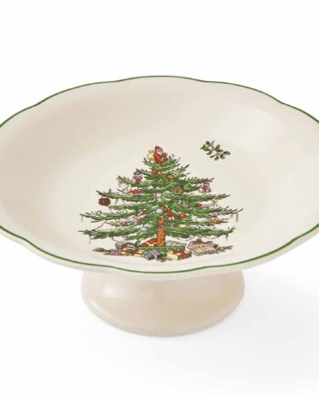 Christmas Tree Slikskål På Fod