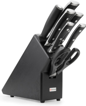 Classic Ikon Knivblok 7 Knive Sort