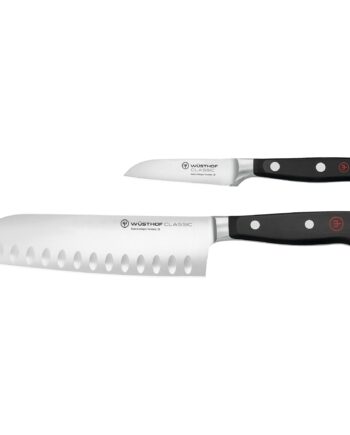 Classic Knivsæt 2 Dele  Santoku  Og Urtekniv