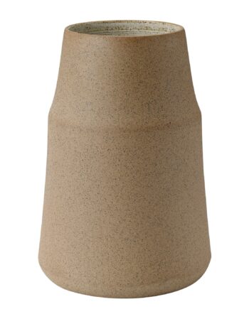 Clay Vase 18 Cm  Warm Sand