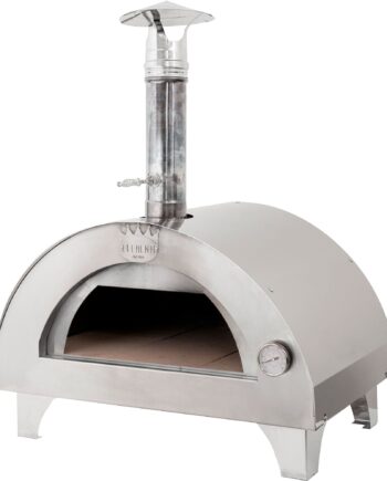 Clementino Pizzaovn 60x40 Cm  Rustfrit Stål