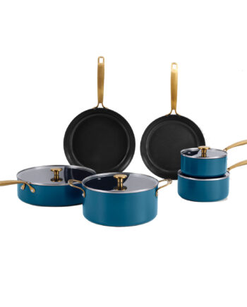 Combekk Grydesæt 10 Dele  Blå