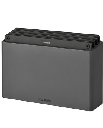 Combekk Skærebrætssæt 4 Dele  Sort