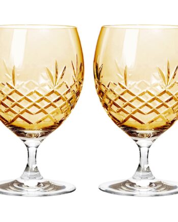 Crispy Eightball Glas Citrine 2 Stk