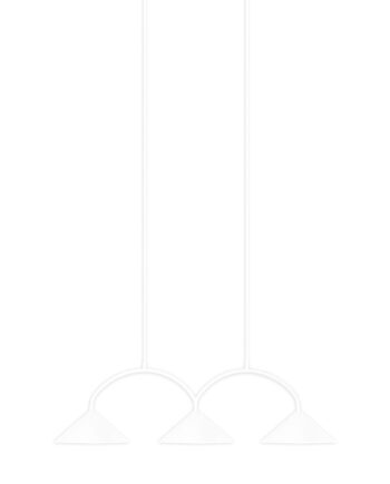 Curve 3 Pendel Lampe  Hvid