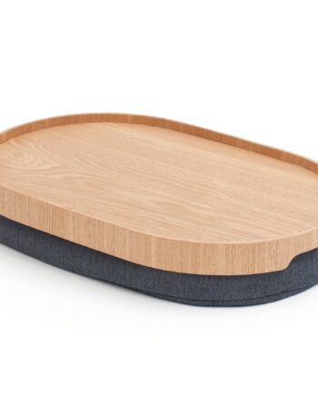 Curveline Serveringsbakke Anti Slip  Medium  Piletræ