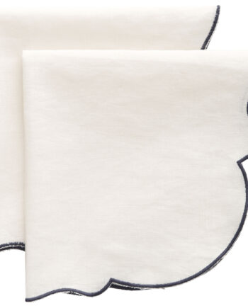 Decotique Gia Hørserviet 45 ?  45 Cm 2 Pak  Hvid Blå