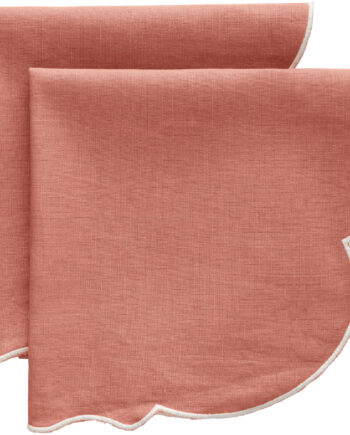 Decotique Gia Hørserviet 45 ?  45 Cm 2 Pak  Rosa Hvid