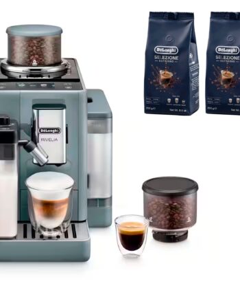 Delonghi Rivelia Helautomatisk Kaffemaskine  Grå   2 St Kaffebønner Dlsc600