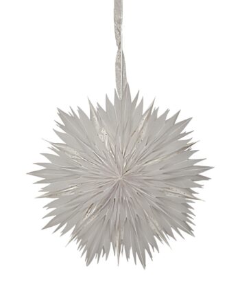 Dis Papirsstjerne  60 Cm  Hvid