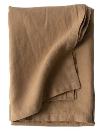 Dug I Hør 145 X 270 Cm  Hazelnut