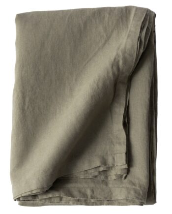 Dug I Hør 145 X 270 Cm  Olive