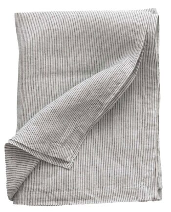 Dug I Hør 145 X 270 Cm  Pinstripe