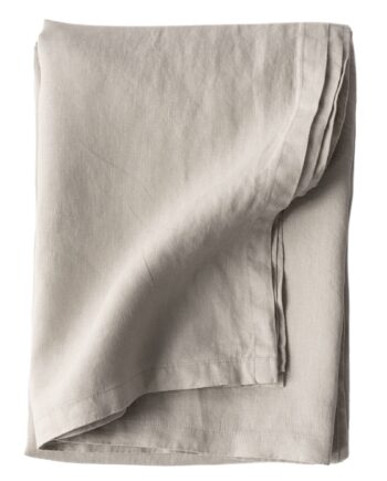 Dug I Hør 145 X 270 Cm  Warm Grey