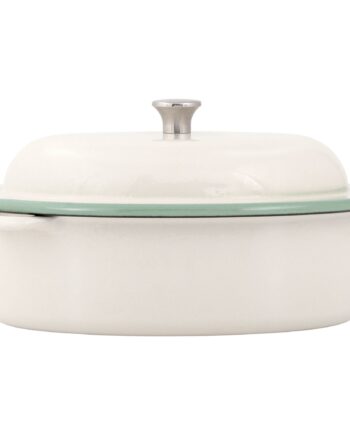 Emaljeret Støbejernsgryde 4 Liter  Creme