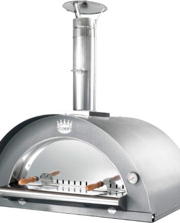 Family Brændefyret Pizzaovn 100x80 Cm  Rustfrit Stål