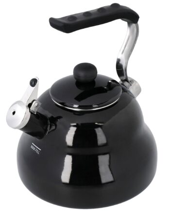 Fløjtekedel 2 Liter  Sort