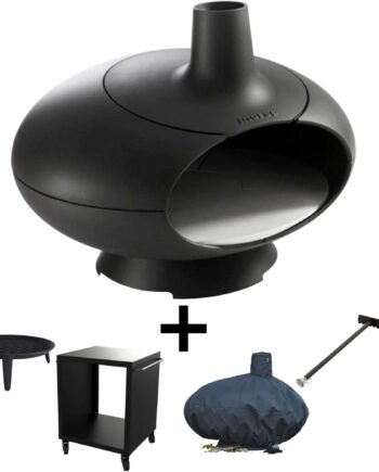 Forno Pizzaovn Med Bord  60x60 Cm