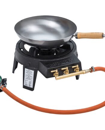 Gasbrænder 7 Kw Inkl  Regulator Og Wok