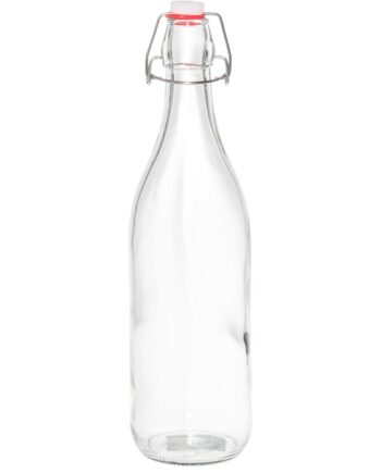 Glasflaske Med Patentlåg 1 Liter