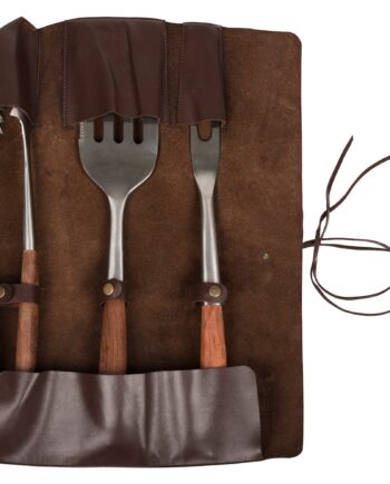 Grillsæt 3 Dele 40 Cm  Rustfrit Stål