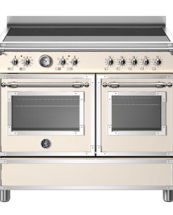 Her105i2eavt Heritage Induktionskomfur Med Dobbeltovn  100 Cm  Cremehvid