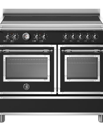 Her105i2enet Heritage Induktionskomfur Med Dobbeltovn  100 Cm  Mat Sort