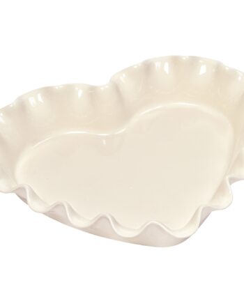 Hjerte Tærteform 1 5 Liter  Cream