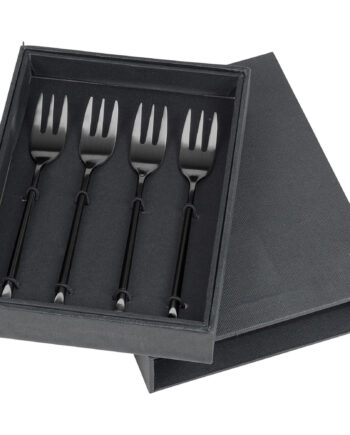 Hune Titanium Mat Black  Kagegafler 4 Stk