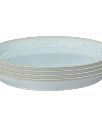 Kiln Green  Sæt Med 4 Medium Tallerkner