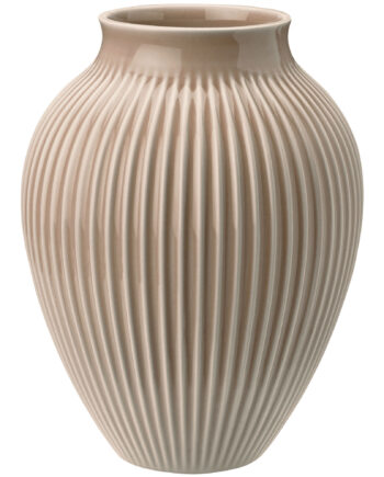 Knabstrup Ripple Mat Vase 20 Cm  Lys Rosa