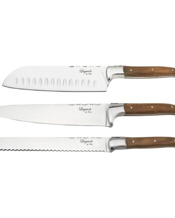 Knivsæt 3 Dele  Olive