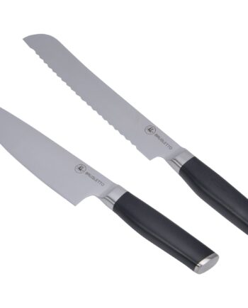 Knivsæt  Sort  2 Dele