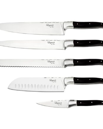 Kokkens Knivsæt 5 Dele  Black Wood