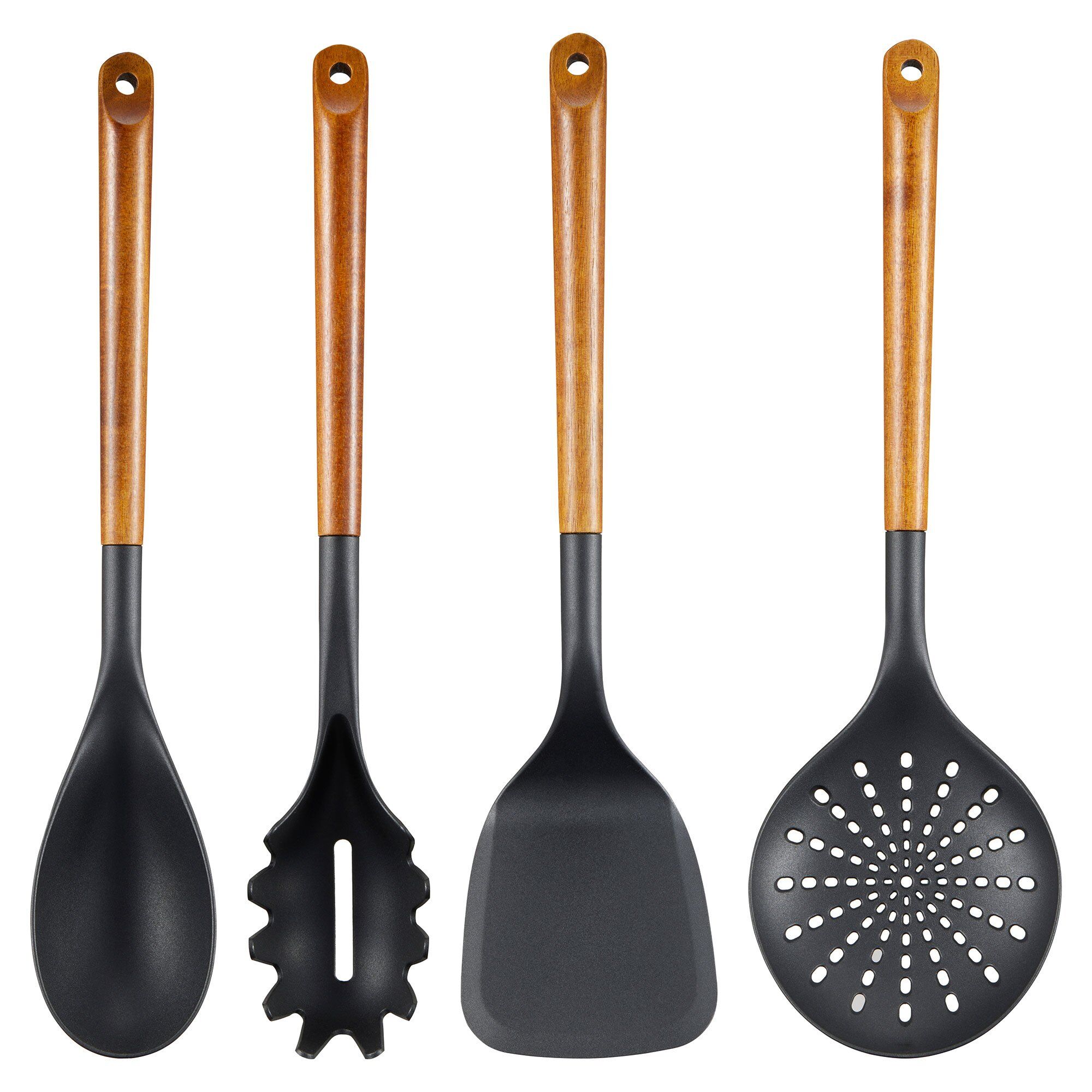 Korra Redskabssæt 4 Dele Akacietræ Plast