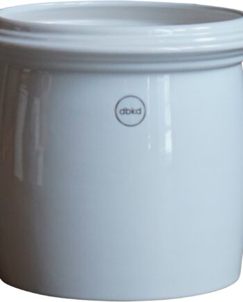 Kruset Krukke  Small  Shiny White