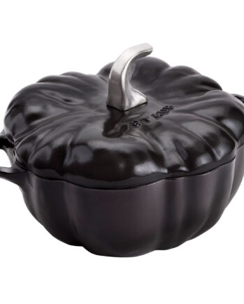 La Cocotte Græskar Støbejernsgryde 24 Cm   3 5 Liter  Sort