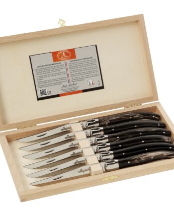 Laguiole Steakkniv  Horn  6 Stk