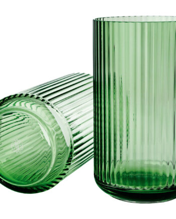 Lyngbyvasen 25 Cm  Glas   Copenhagen Green