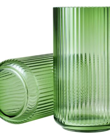 Lyngbyvasen 31 Cm  Glas   Grøn
